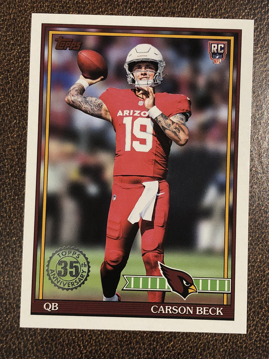 Carson Beck - 2026 Topps Flagship - 1991 Insert - Cardinals