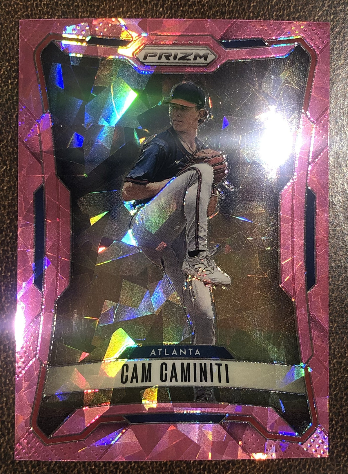 Cam Caminiti - 2026 Panini Prizm - Pink Ice - Braves