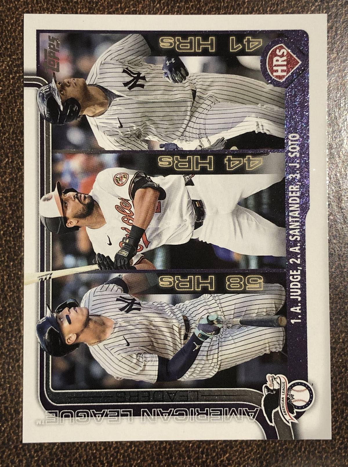 Aaron Judge/Anthony Santander/Juan Soto - 2025 Topps Series 1 - Base Card - Yankees