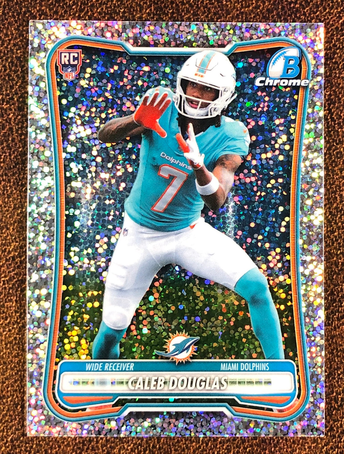 Caleb Douglas - 2026 Bowman - Sparkle Parallel - Dolphins