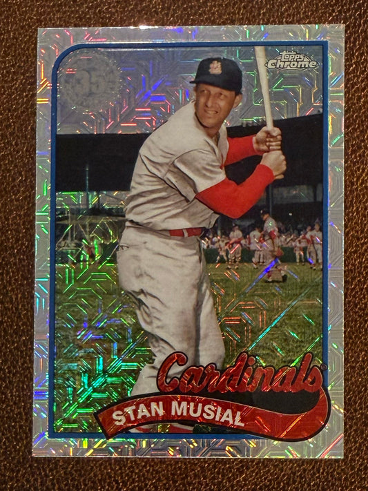 Stan Musial - 2024 Topps Update - Silver Pack Mojo Refractor - Cardinals