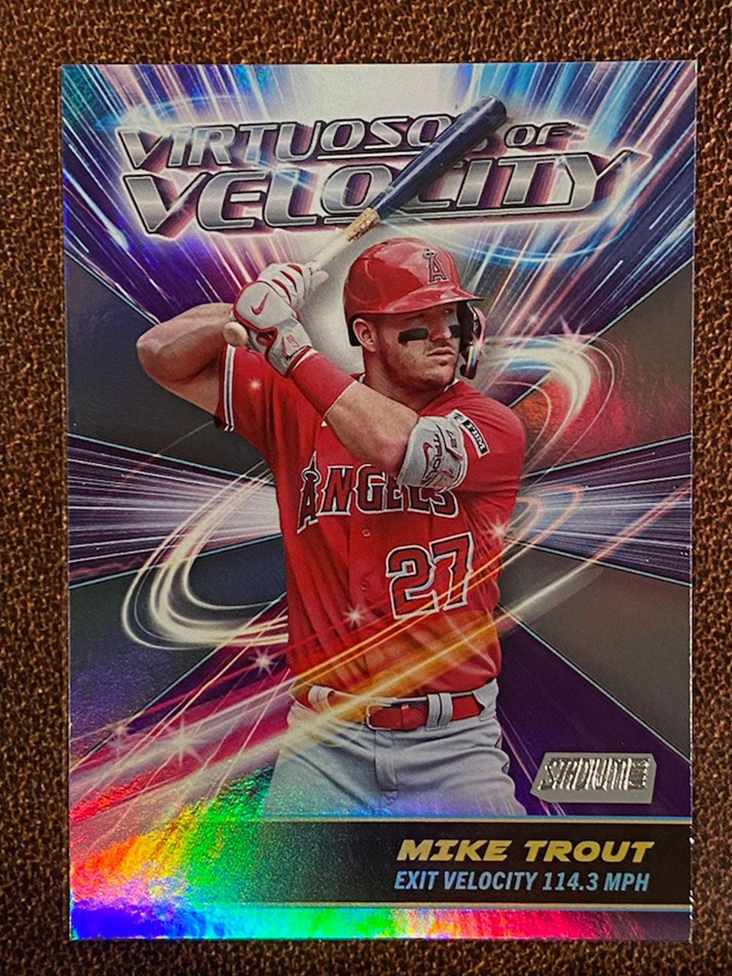 Mike Trout - 2024 Topps Stadium Club - Virtuosos of Velocity - Angels