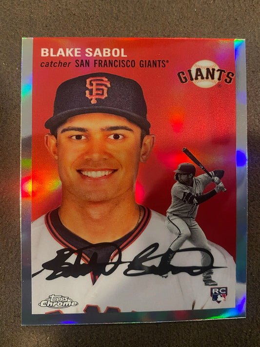 Blake Sabol - 2023 Topps Chrome Platinum - Refractor - Giants