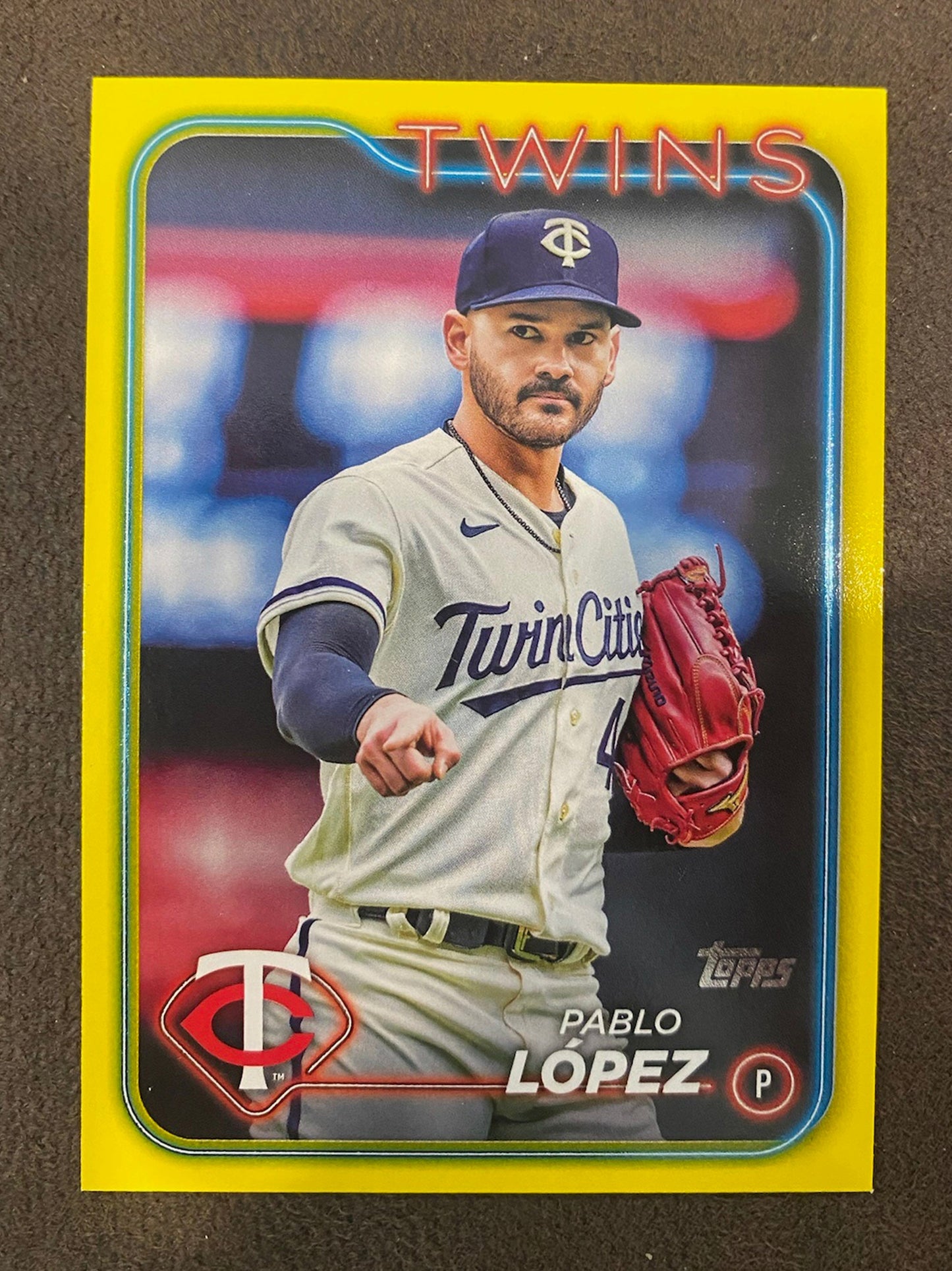 Pablo Lopez - 2024 Topps Series 2 - Yellow Parallels - Twins