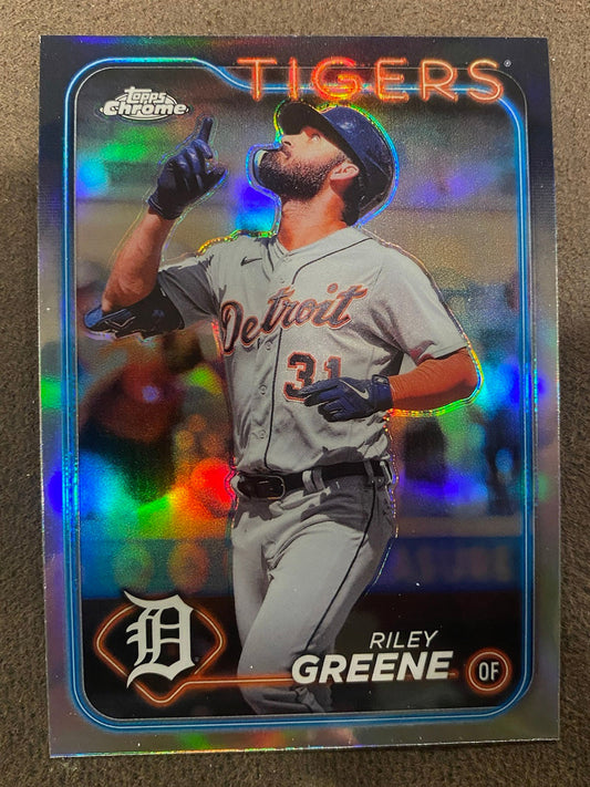 Riley Greene - 2024 Topps Chrome - Refractor - Tigers