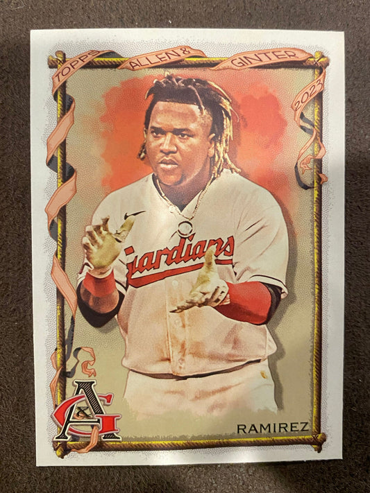 Jose Ramirez - 2023 Allen and Ginter - SP - Guardians