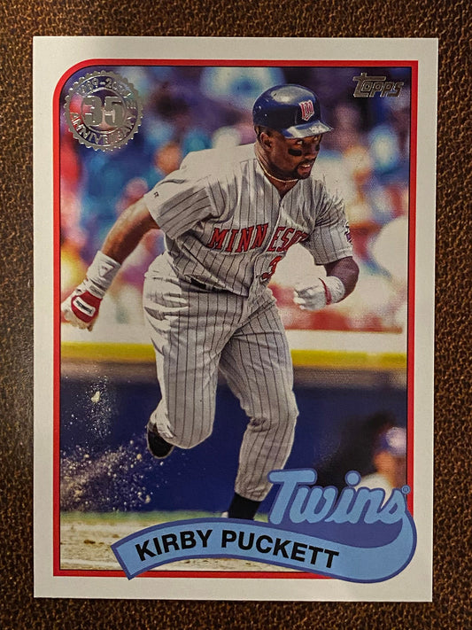 Kirby Puckett - 2024 Topps Series 2 - 1989 Insert - Twins