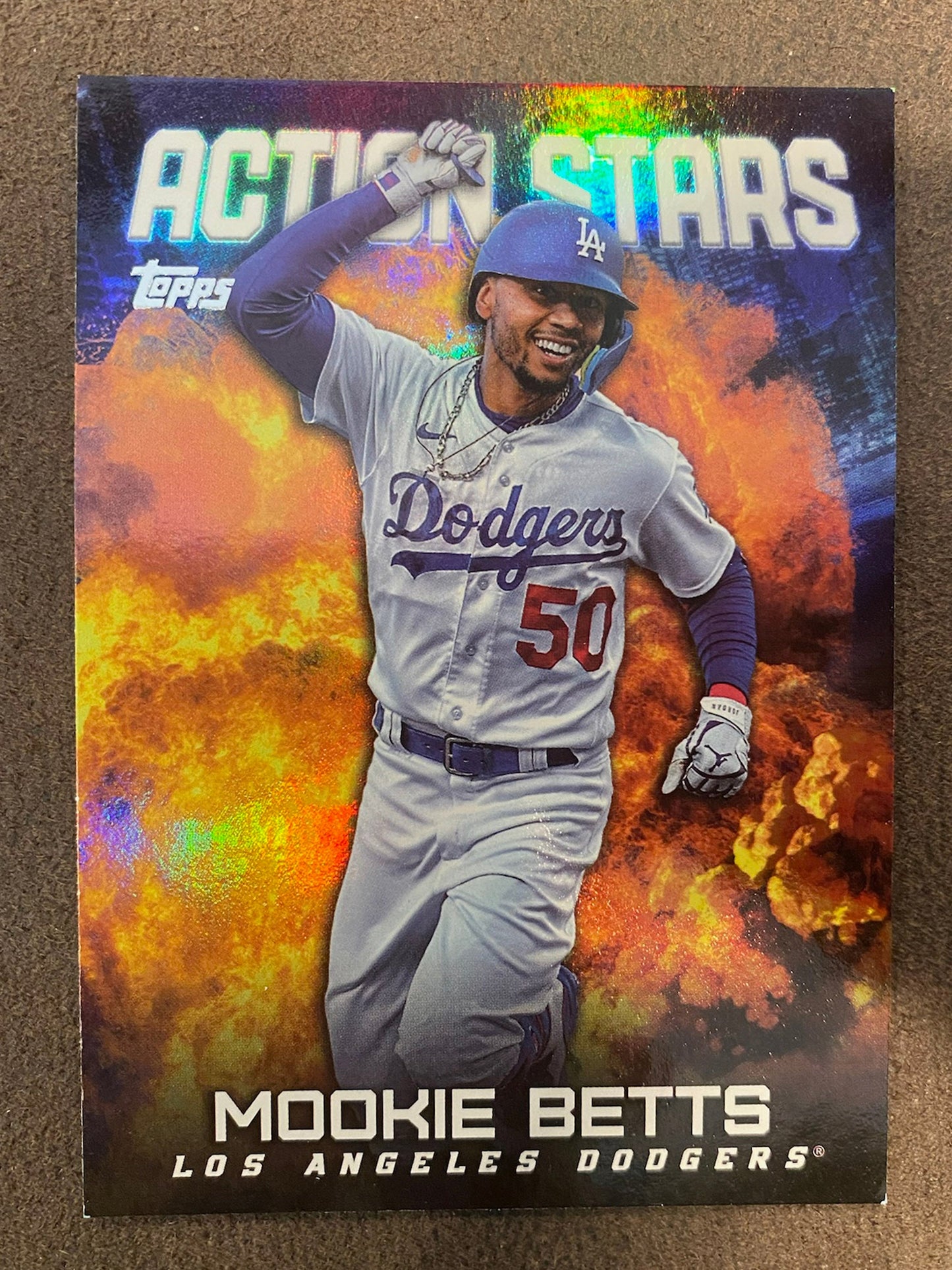 Mookie Betts - 2023 Topps Update - Action Stars - Dodgers