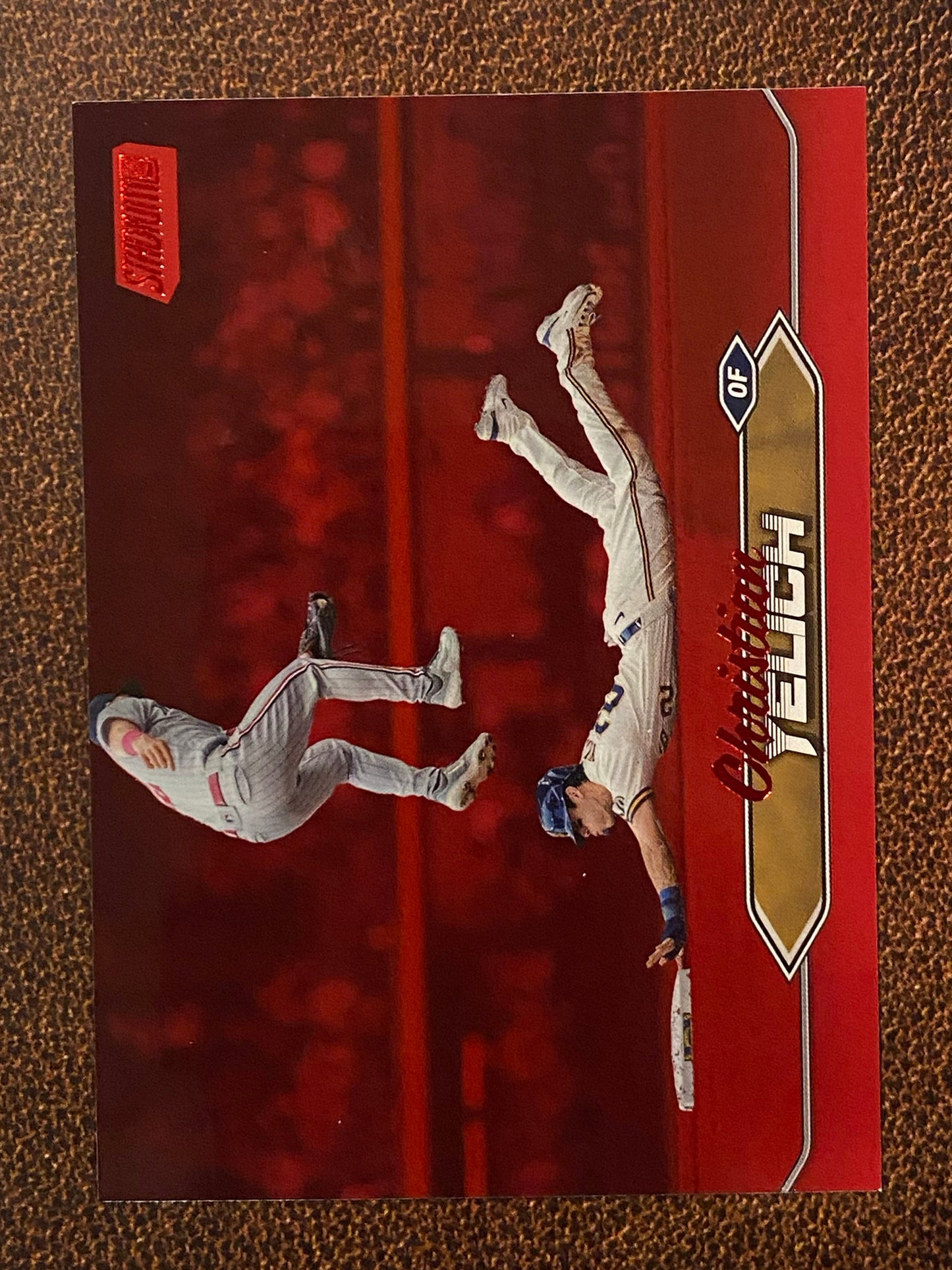 Christian Yelich - 2024 Topps Stadium Club - Red Foil - Brewers