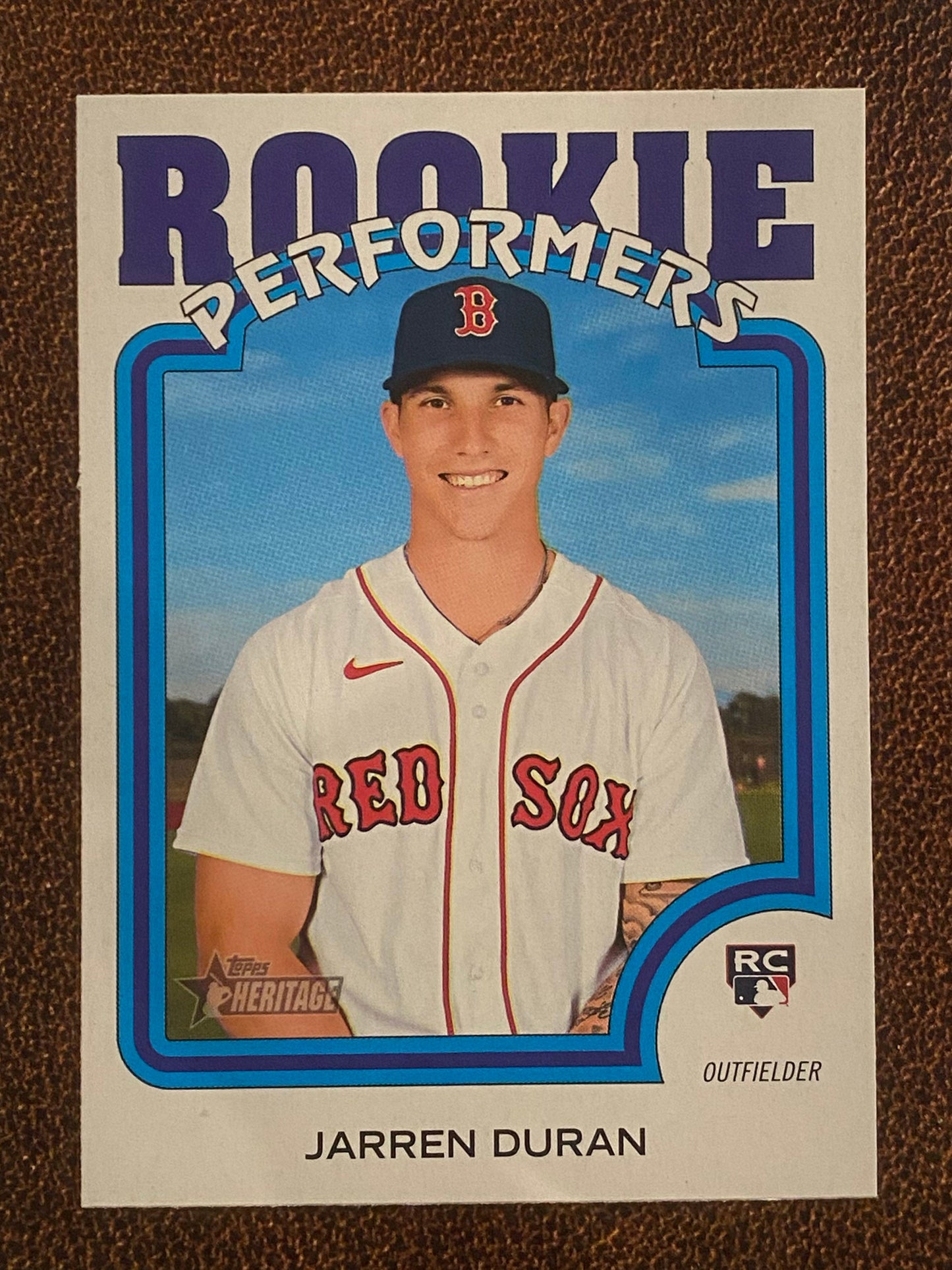 Jarren Duran - 2022 Topps Heritage High Number - Rookie Performers - Red Sox