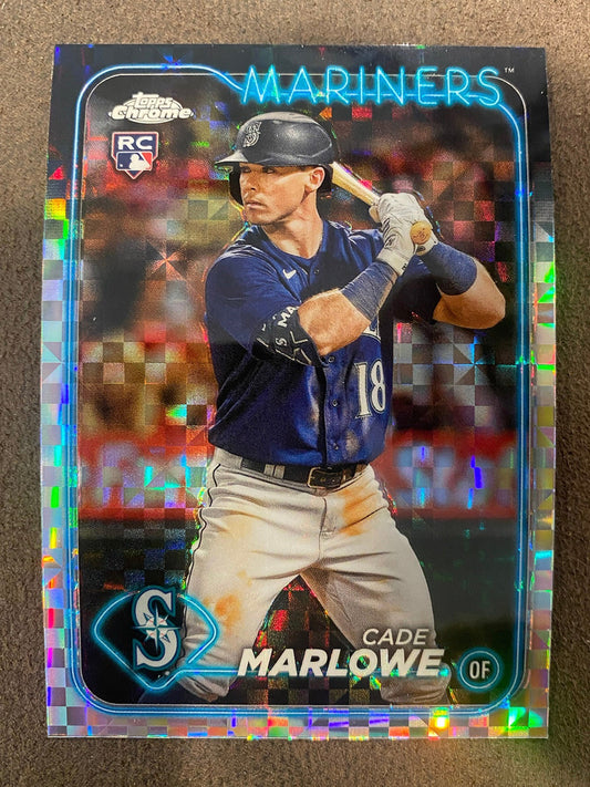 Cade Marlowe - 2024 Topps Chrome - XFractor - Mariners