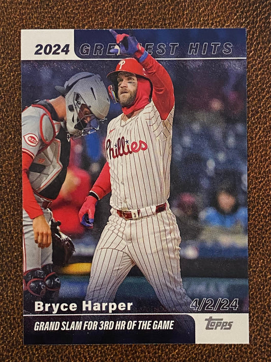 Bryce Harper - 2025 Topps Series 1 - 2024 Greatest Hits - Phillies