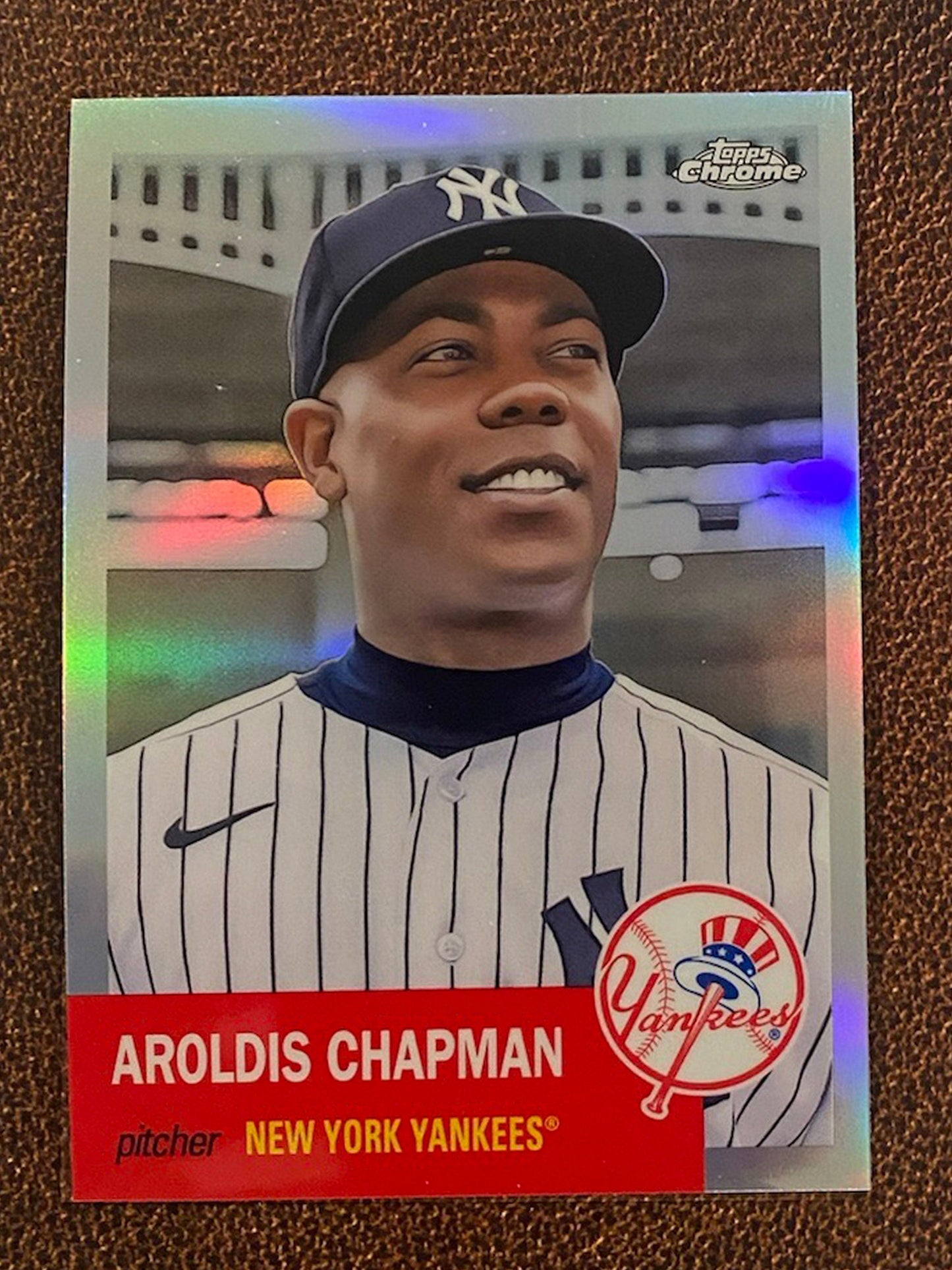 Aroldis Chapman - 2022 Topps Chrome Platinum Anniversary - Refractor - Yankees