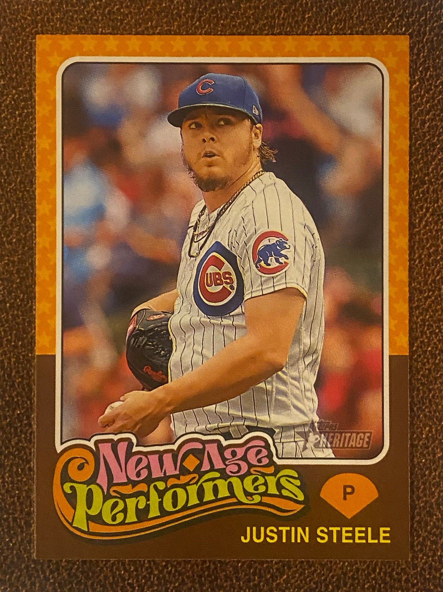 Justin Steele - 2024 Topps Heritage - New Age Performers - Cubs