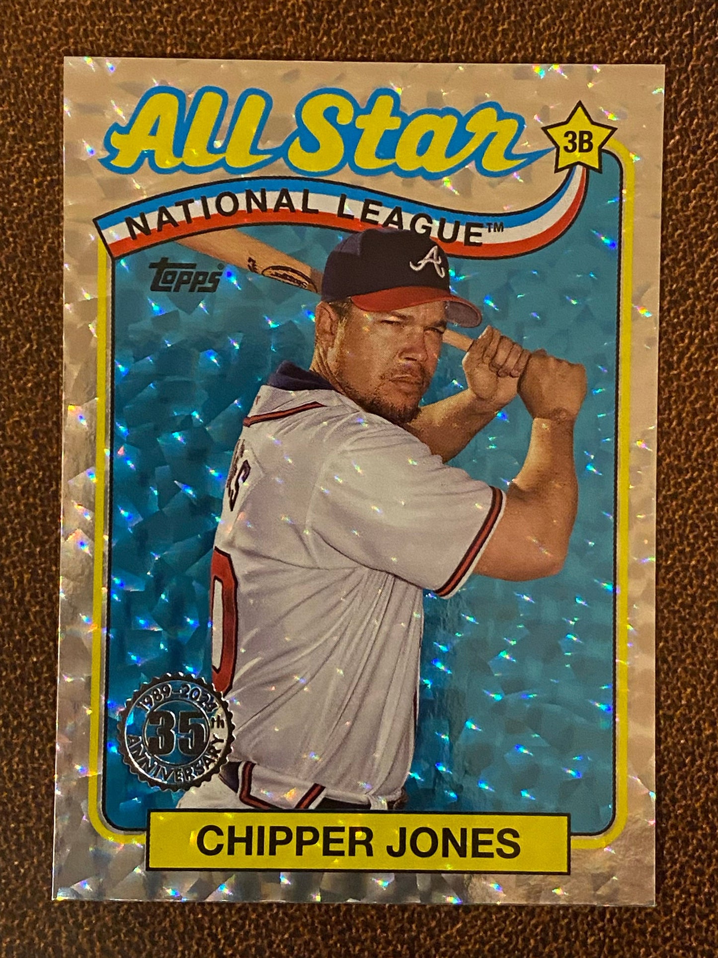 Chipper Jones - 2024 Topps Series 2 - Megabox Foilboard - Braves