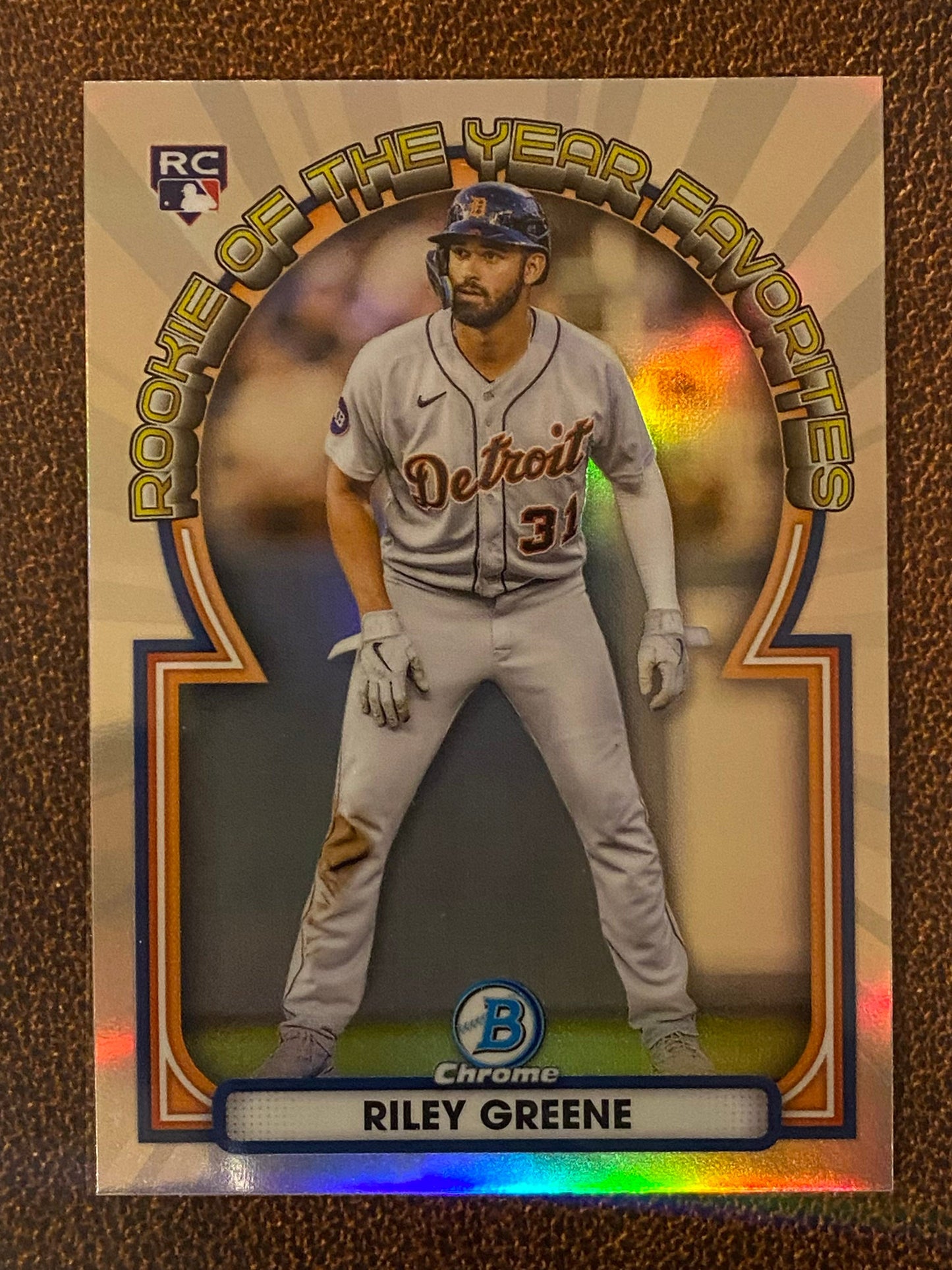 Riley Greene - 2023 Bowman - Rookie of the Year Favorites - Tigers