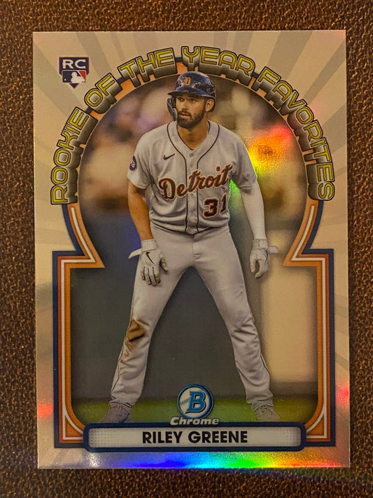 Riley Greene - 2023 Bowman - Rookie of the Year Favorites - Tigers