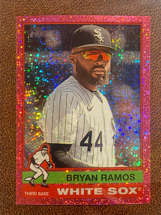 Bryan Ramos - 2025 Topps Heritage - Pink Sparkle - White Sox