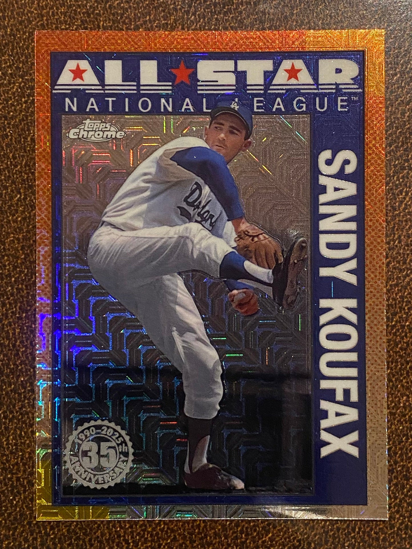 Sandy Koufax - 2025 Topps Series 2 - 1990 All Star Mojo Refractor - Dodgers