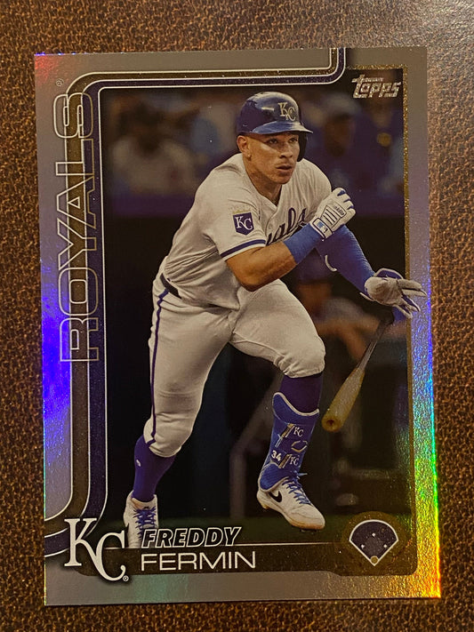 Freddy Fermin - 2025 Topps Series 1 - Rainbow Foil - Royals