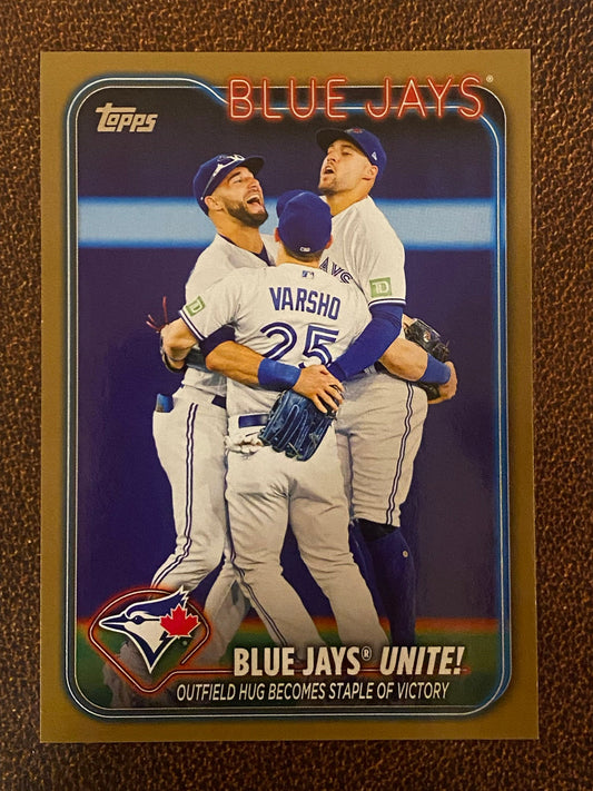 Daulton Varsho - 2024 Topps Series 1 - Gold /2024 - Blue Jays