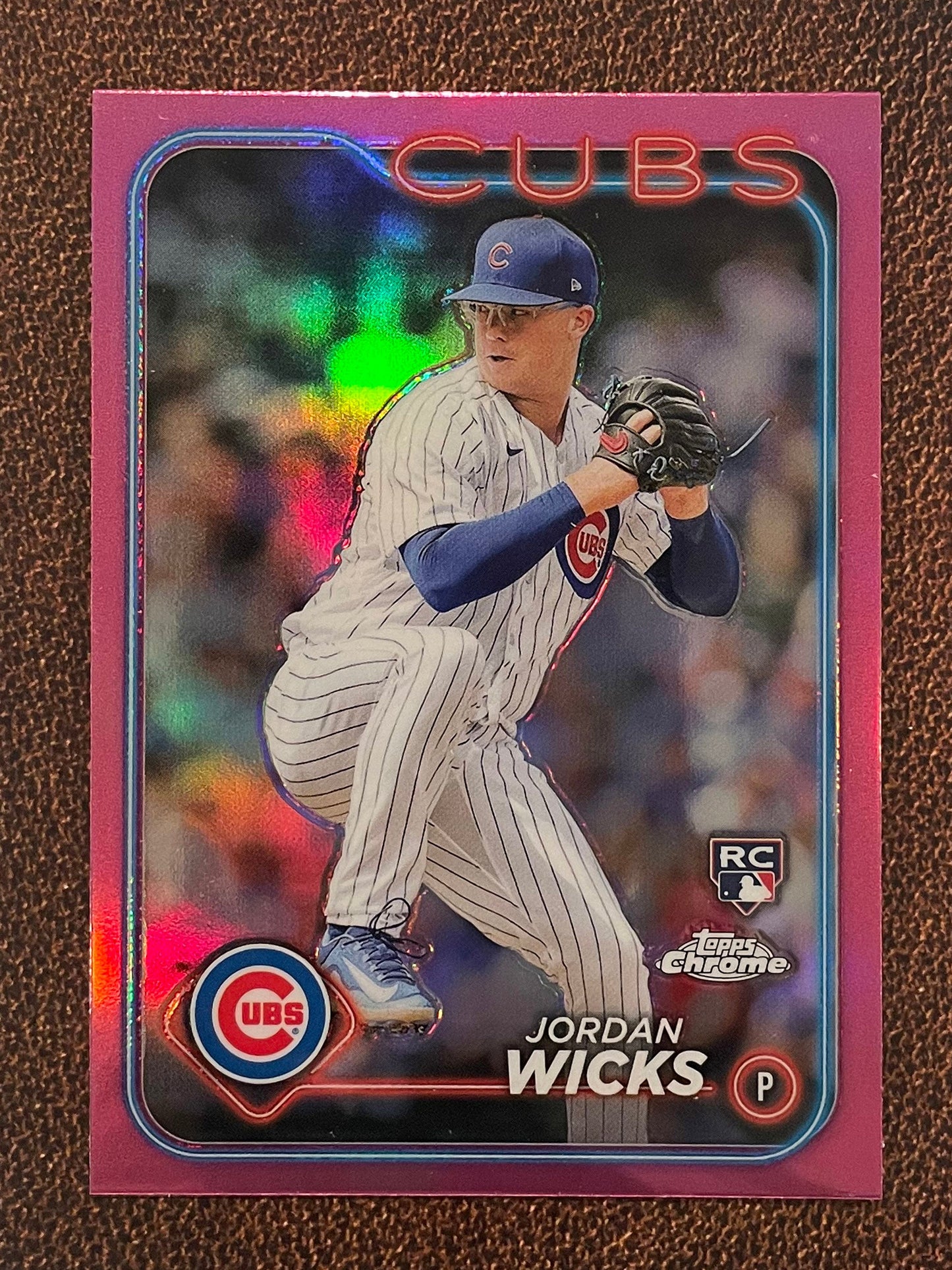 Jordan Wicks - 2024 Topps Chrome - Pink Refractor - Cubs