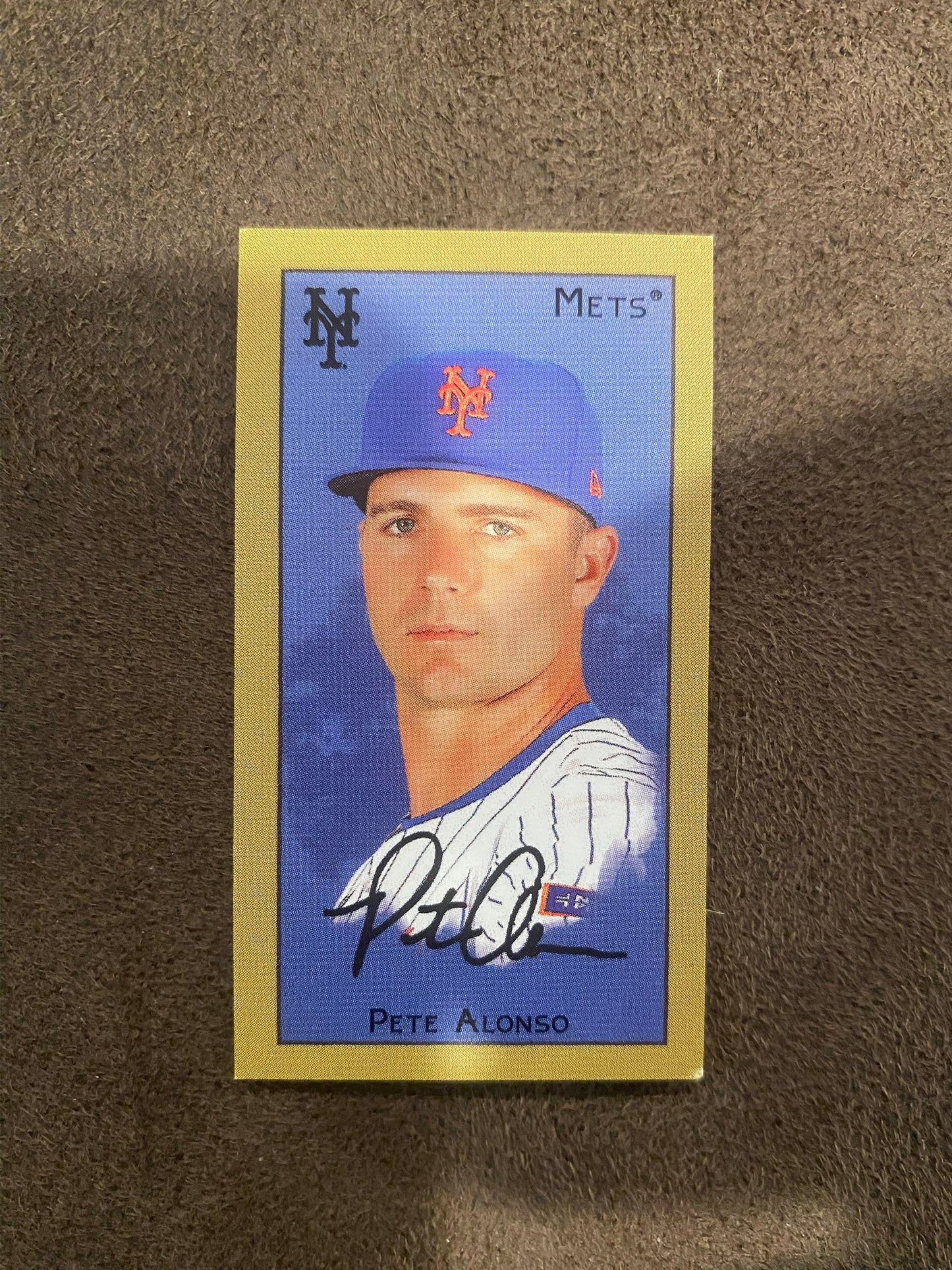 Pete Alonso - 2025 Topps T205 Mini - Piedmont Back (**Corner Ding**) - Mets