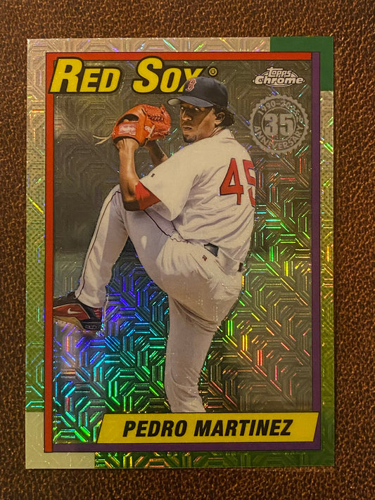Pedro Martinez - 2025 Topps Update - 1990 Mojo Refractor - Red Sox