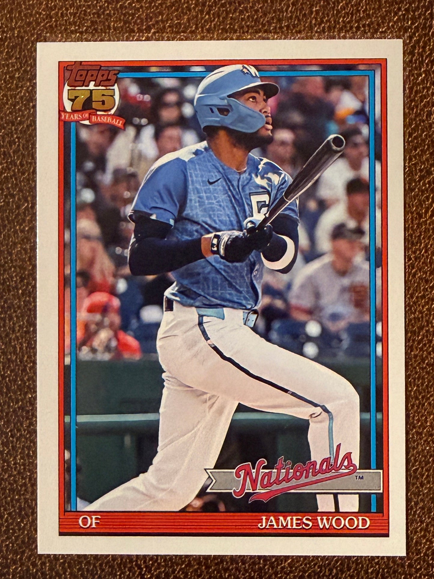 James Wood - 2026 Topps Series 1 - 1991 Insert - Nationals