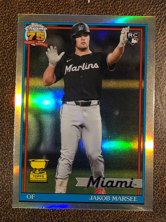 Jakob Marsee - 2026 Topps Chrome - 1991 Insert - Marlins