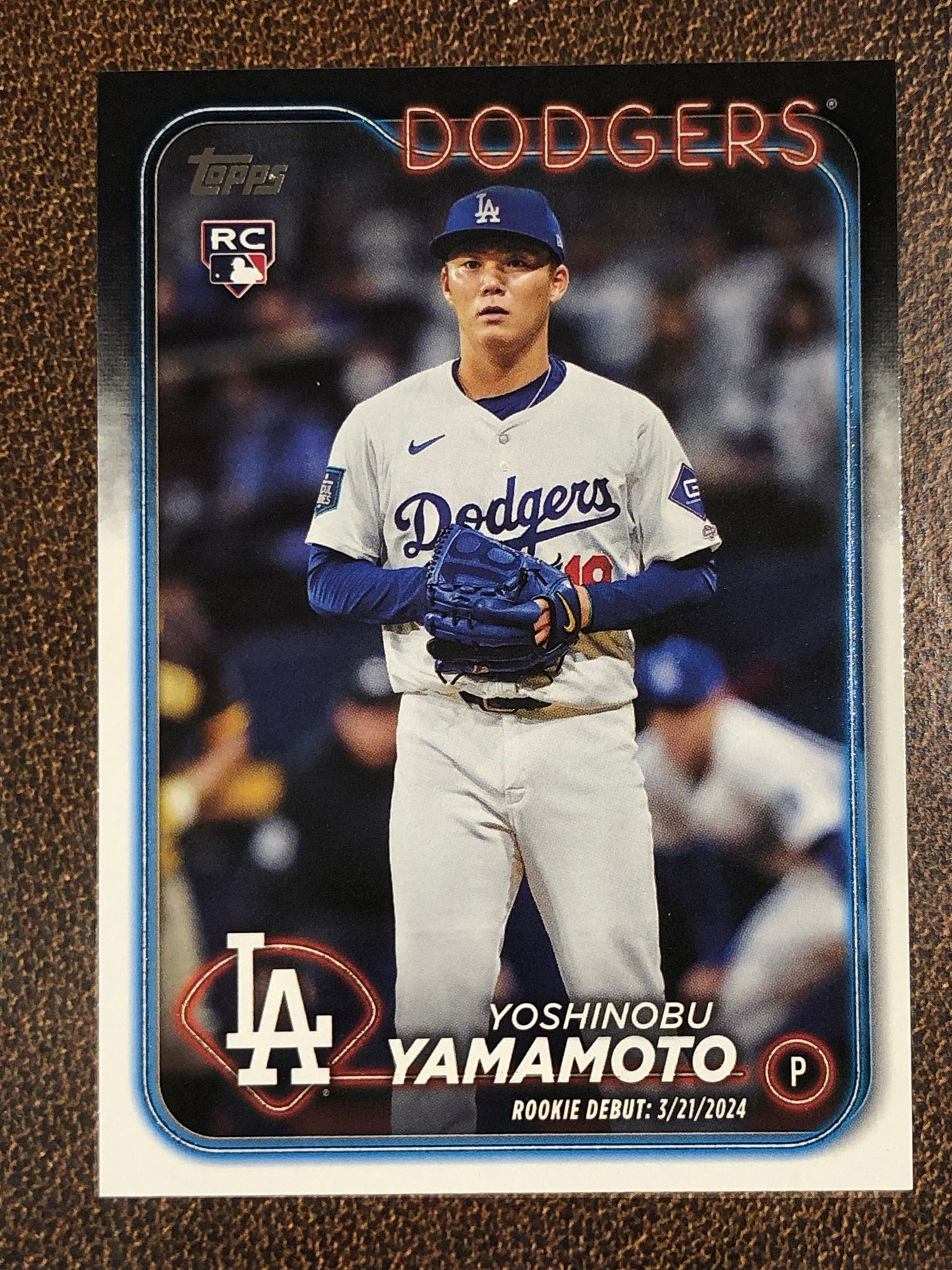 Yoshinobu Yamamoto - 2024 Topps Update - Rookie Debut Base - Dodgers