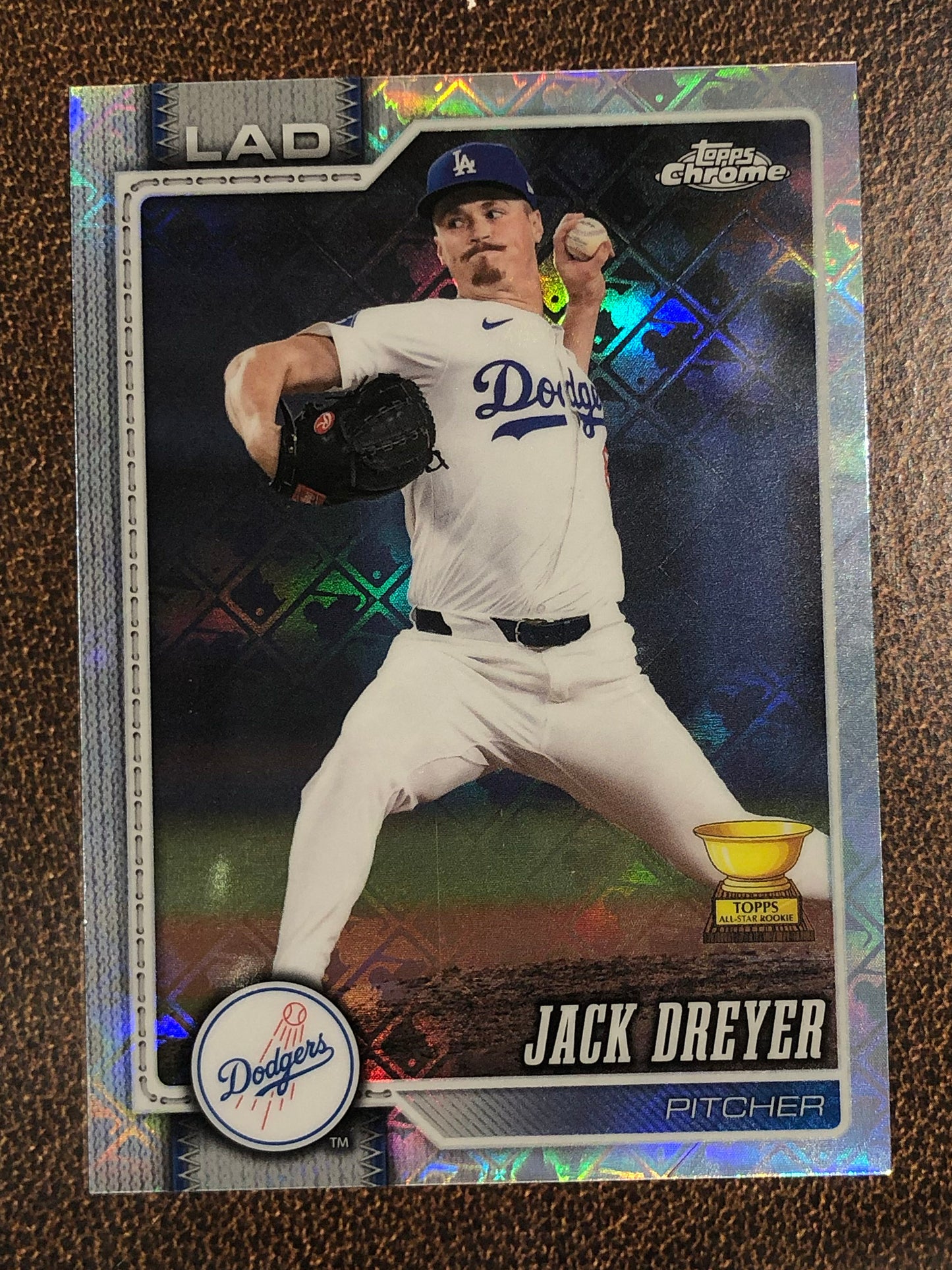 Jack Dreyer - 2026 Topps Chrome Logofractor - Base Logofractor - Dodgers