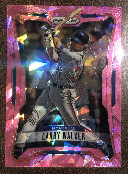 Larry Walker - 2026 Panini Prizm - Pink Ice - Expos