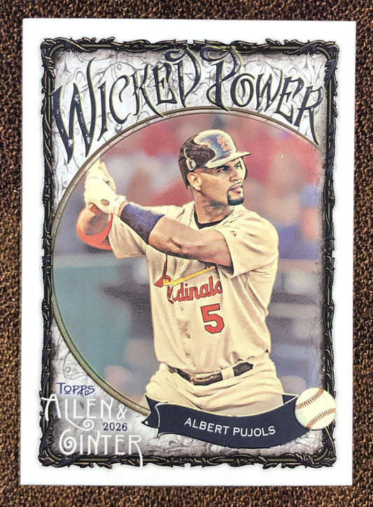 Albert Pujols - 2026 Topps Allen & Ginter - Wicked Power Insert - Cardinals
