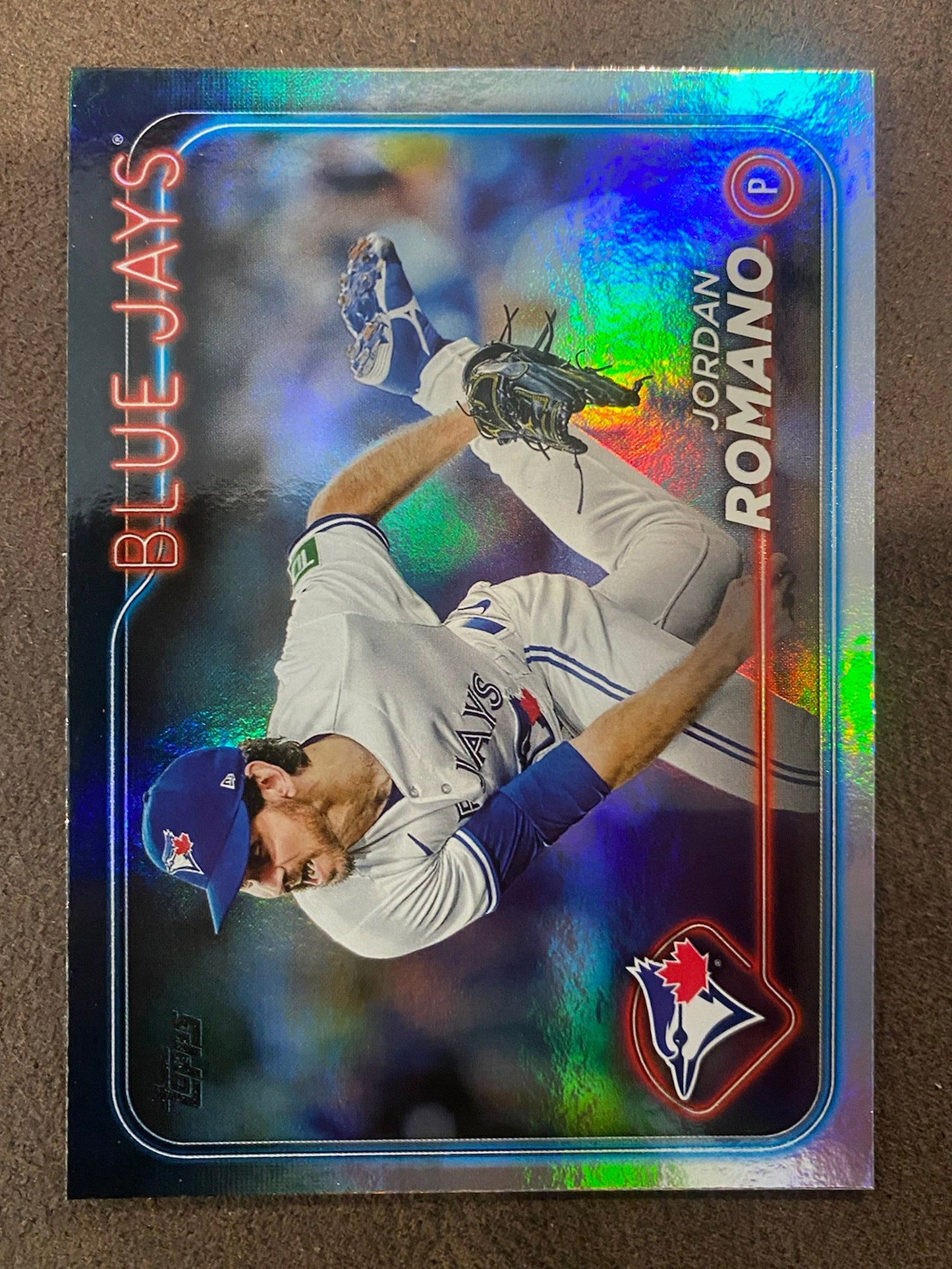 Jordan Romano - 2024 Topps Series 1 - Rainbow Foil - Blue Jays