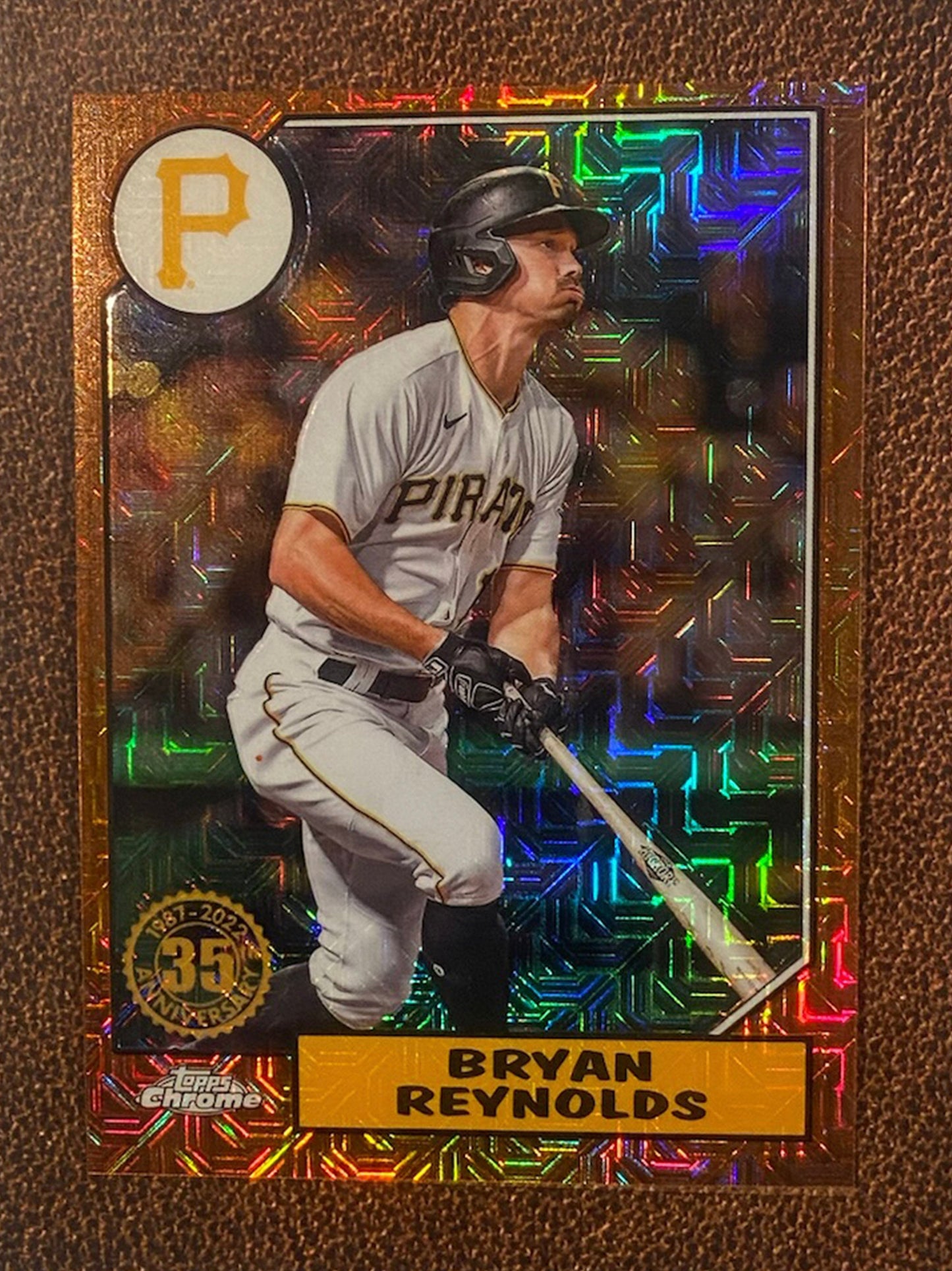 Bryan Reynolds - 2022 Topps - Silverpack Mojo ORANGE /25 - Pirates