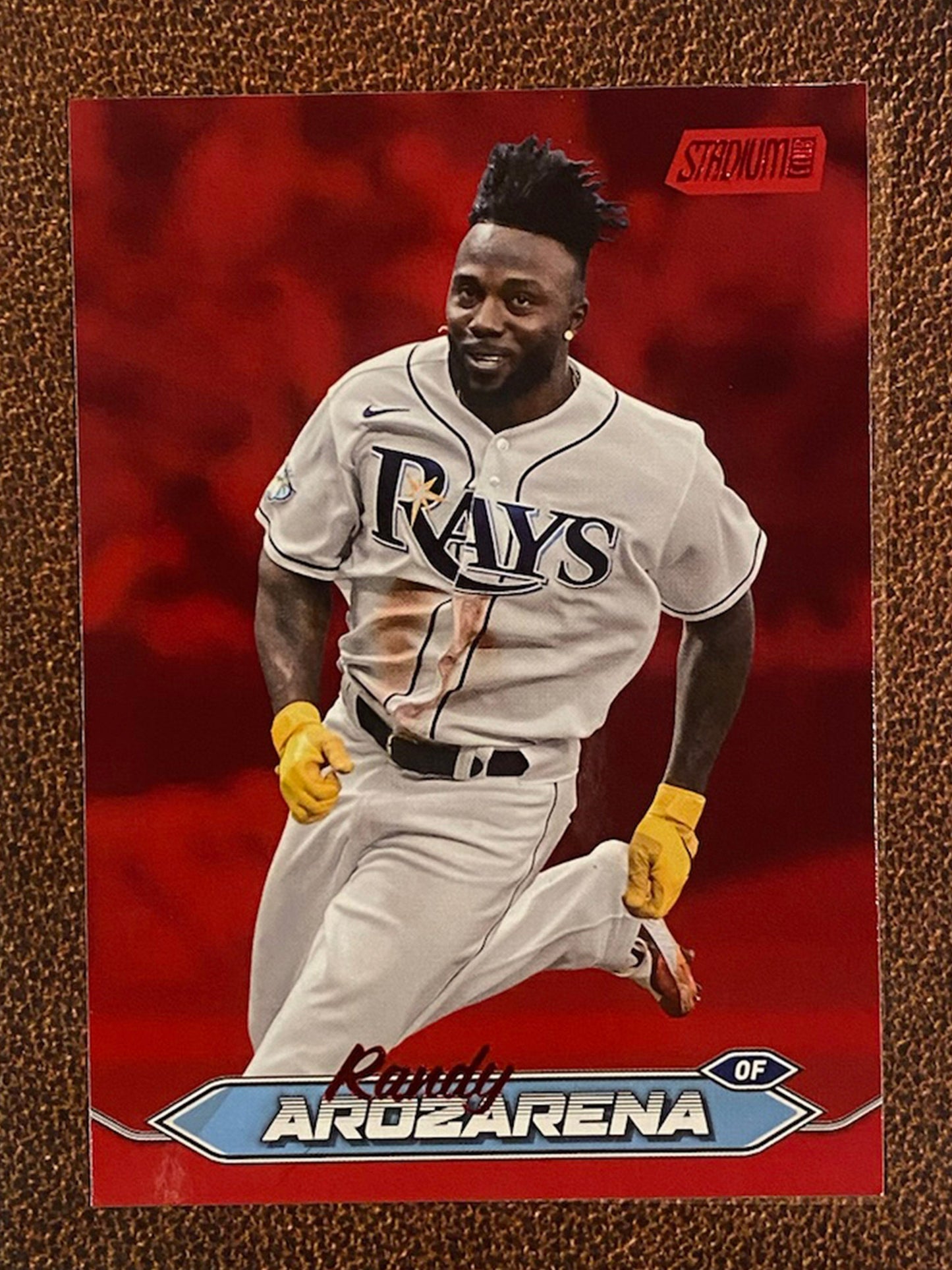 Randy Arozarena - 2024 Topps Stadium Club - Red Foil - Rays