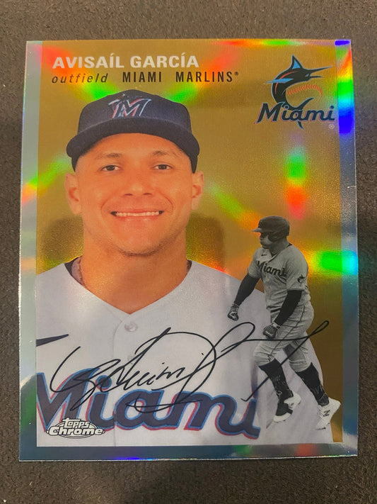 Avisail Garcia - 2023 Topps Chrome Platinum - Refractor - Marlins