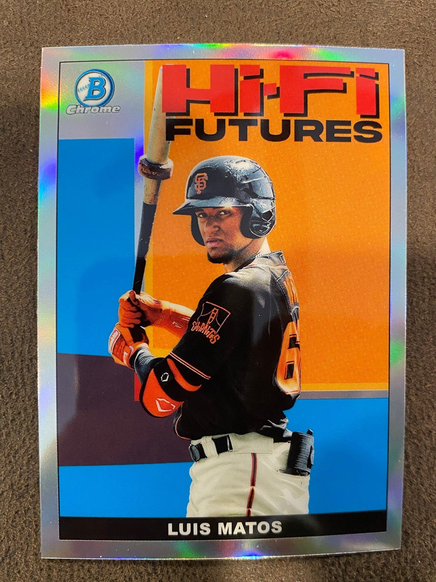 Luis Matos - 2022 Bowman - HI-Fi Futures Refractor - Giants