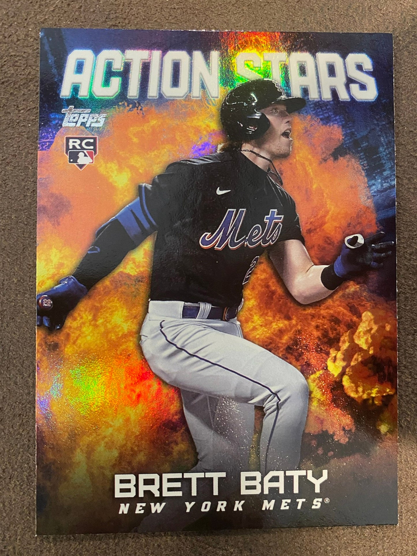 Brett Baty - 2023 Topps Update - Action Stars - Mets