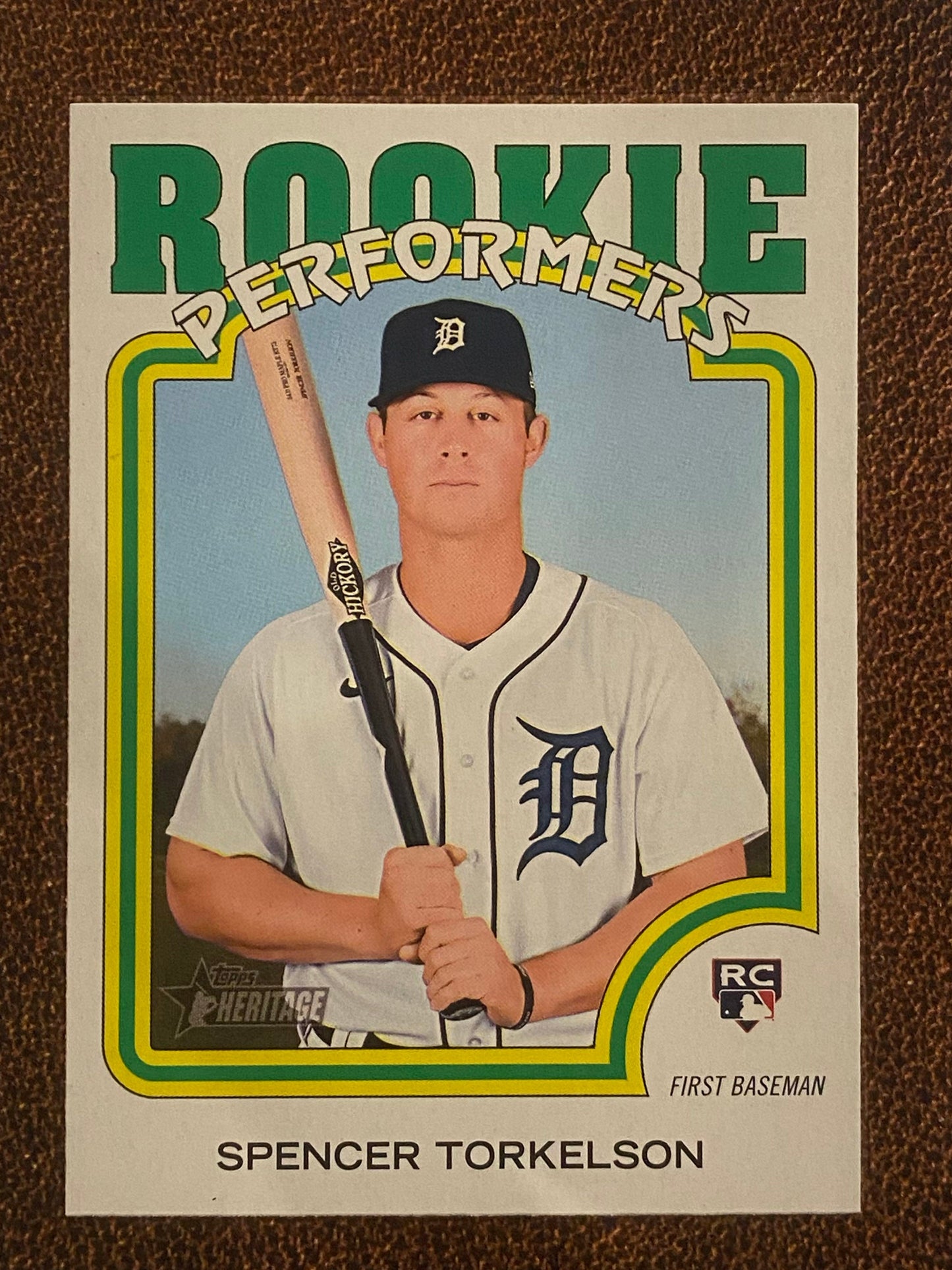 Spencer Torkelson - 2022 Topps Heritage High Number - Rookie Performers - Tigers