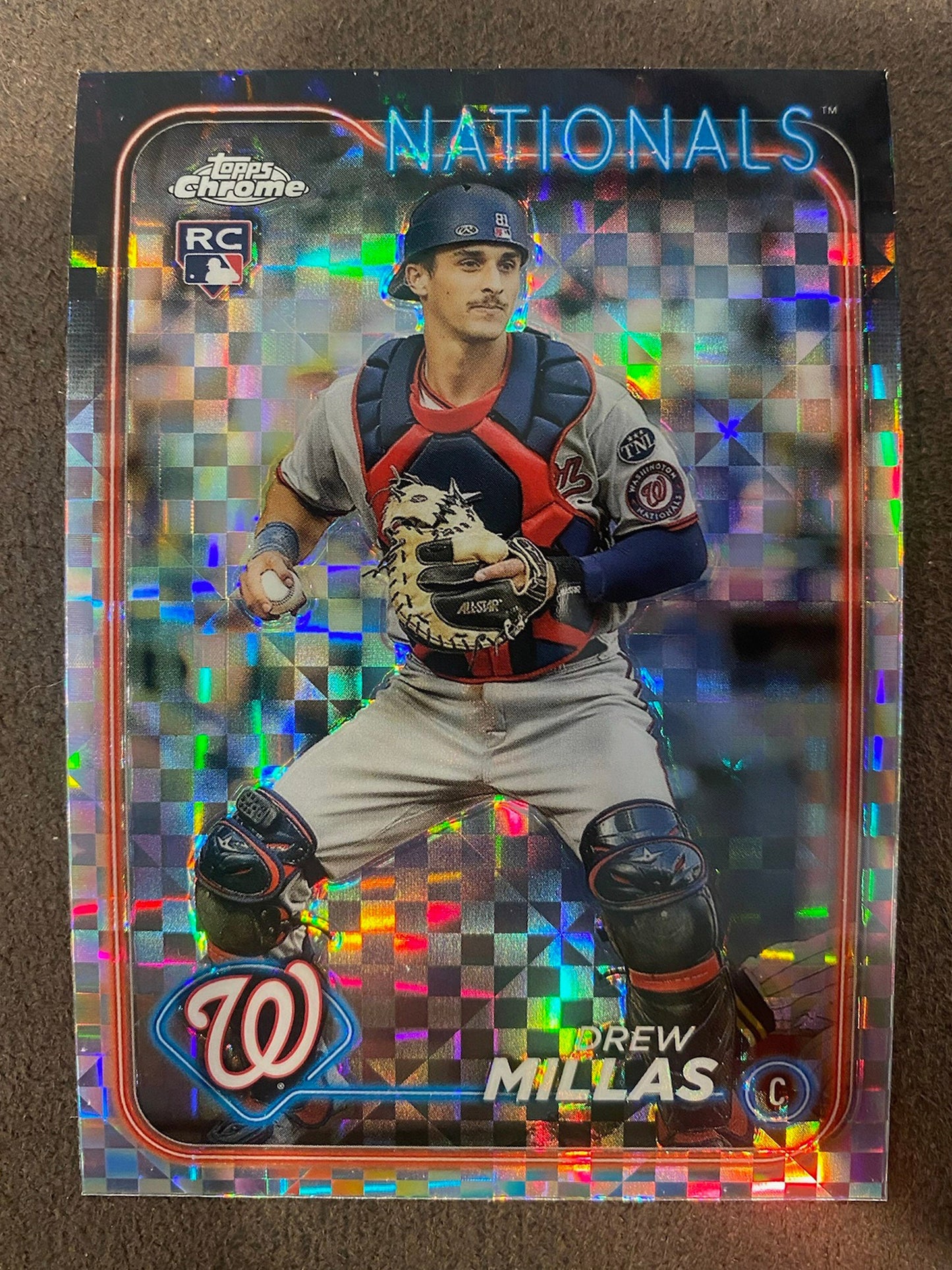 Drew Millas - 2024 Topps Chrome - XFractor - Nationals