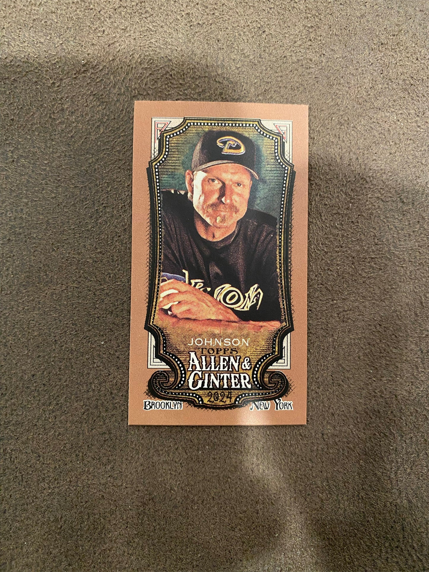 Randy Johnson - 2024 Allen & Ginter - Mini Gold Border - Diamondbacks