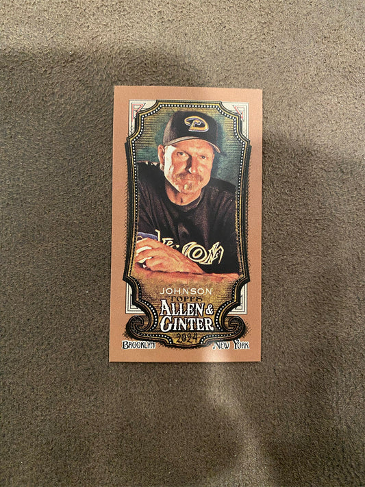 Randy Johnson - 2024 Allen & Ginter - Mini Gold Border - Diamondbacks