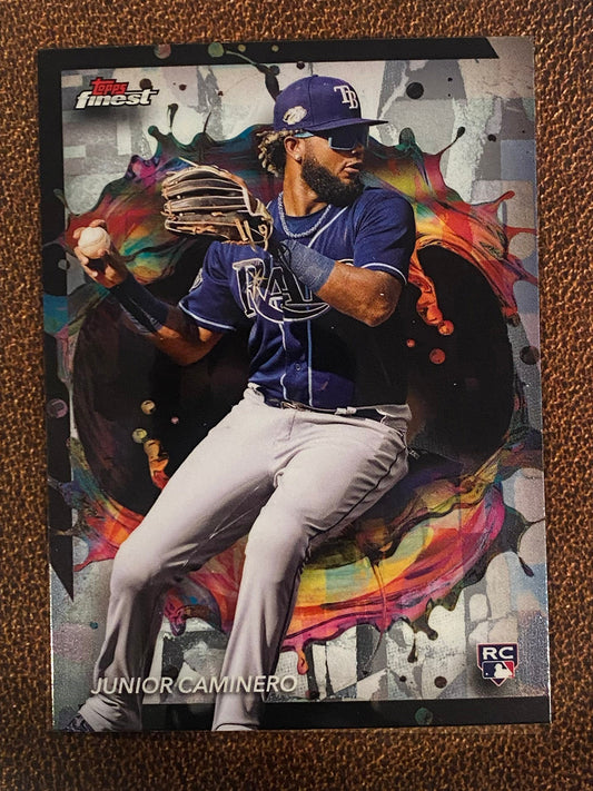 Junior Caminero - 2024 Topps Finest - Rare Rookie - Rays