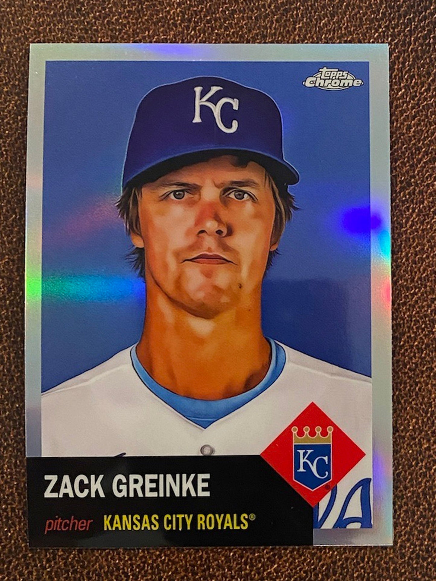 Zack Greinke - 2022 Topps Chrome Platinum Anniversary - Refractor - Royals