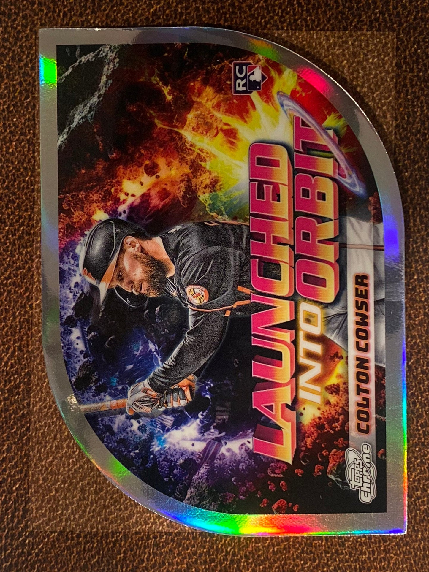 Colton Cowser - 2024 Topps Chrome Cosmic - Launched Into Orbit Die Cut - Orioles