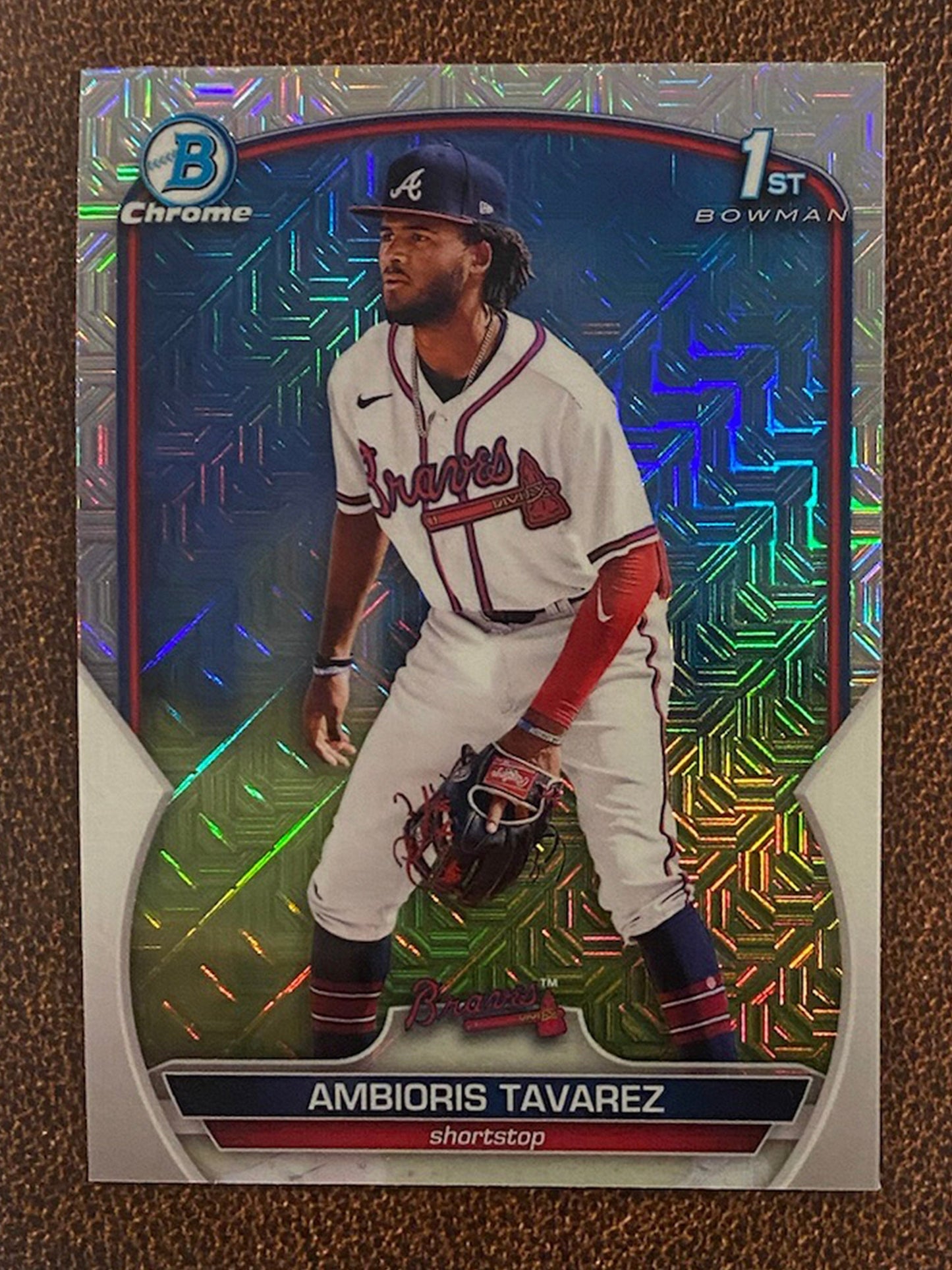 Ambioris Tavarez - 2023 Bowman - Mega Box Mojo Refractor - Braves