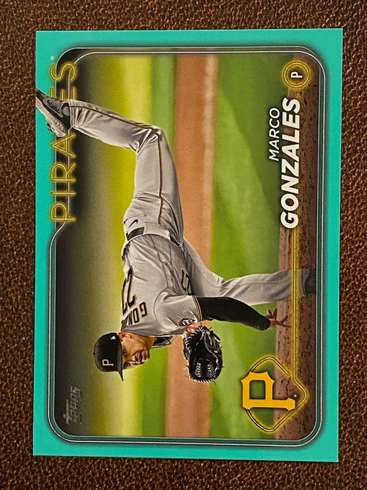 Marco Gonzales - 2024 Topps Series 2 - Aqua Parallel - Pirates