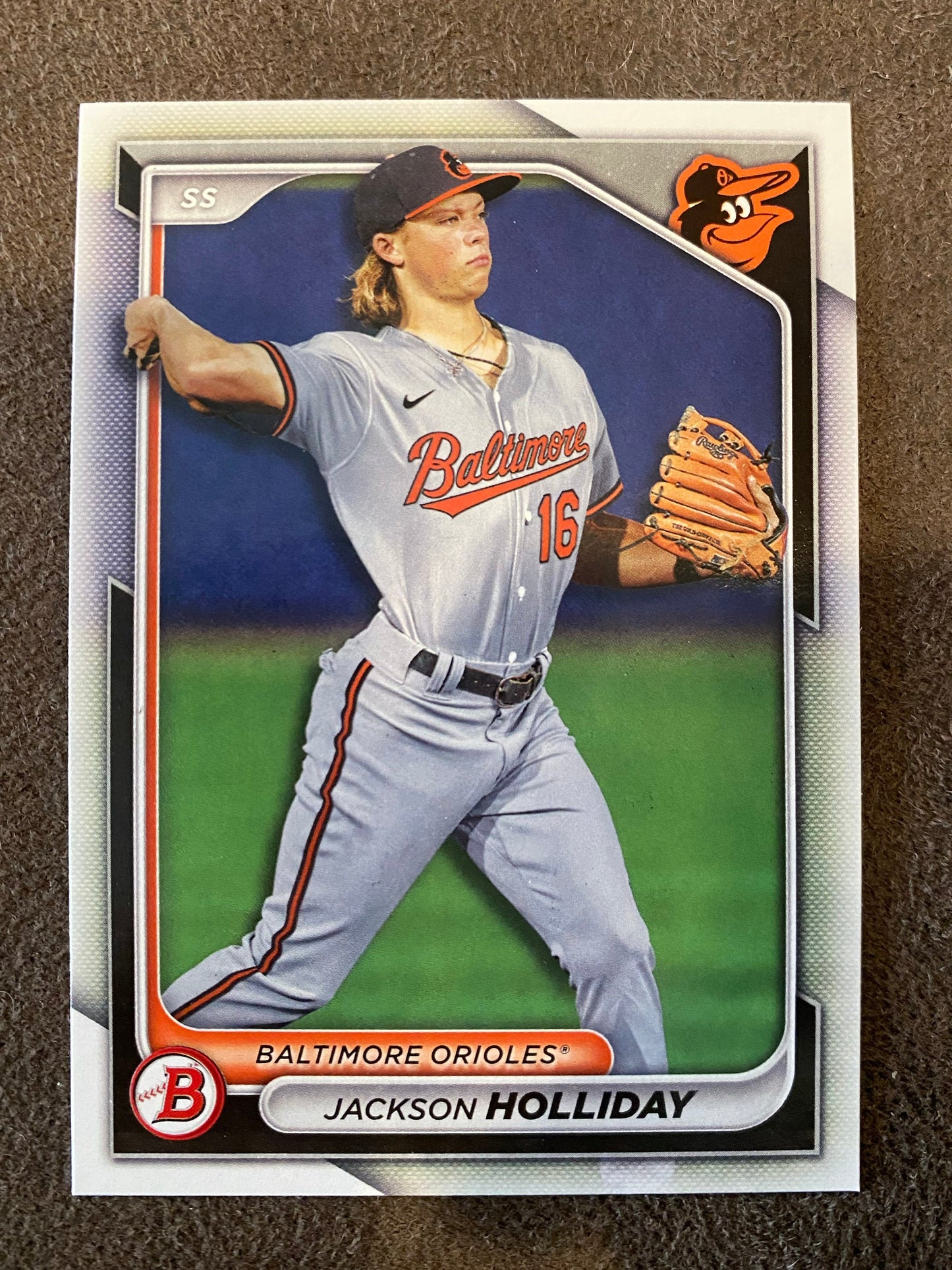 Jackson Holliday - 2024 Bowman - Paper prospect - Orioles